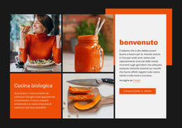 Cucina Biologica - Modello Di Sito Web Gratuito