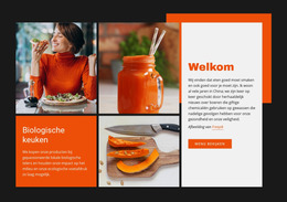 Biologische Keuken - Creatieve Multifunctionele Joomla-Sjabloon