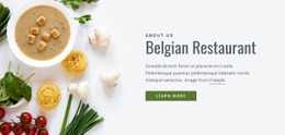 Ready To Use Html Code For Belgian Restaurant