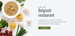 Belgisch Restaurant - HTML5-Sjablooninspiratie