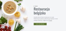 Świetny Projekt Strony Internetowej Dla Restauracja Belgijska
