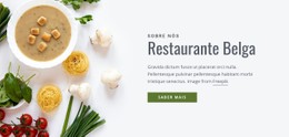 Site Da Página Para Restaurante Belga