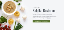 Belçika Restoranı - Web Sitesi Oluşturucuyu Ücretsiz Indirin