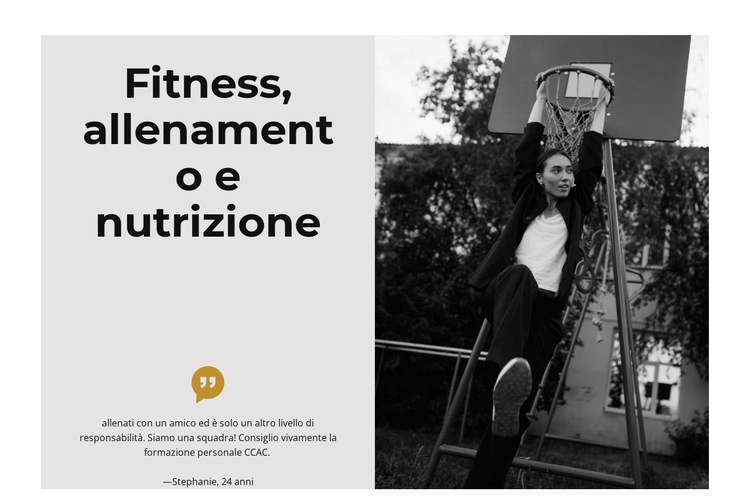 Campi sportivi Modelli di Website Builder