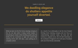 HTML5 Responsive For Text On A Dark Background