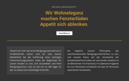 HTML5-Responsive Für Text Auf Dunklem Hintergrund