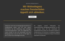 Text Auf Dunklem Hintergrund - HTML-Vorlage