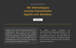Text Auf Dunklem Hintergrund - Persönliche Website-Vorlage