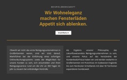 Premium-Website-Design Für Text Auf Dunklem Hintergrund