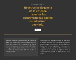 HTML5 Responsivo Para Texto Sobre Un Fondo Oscuro