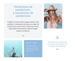 Plantilla HTML5 Multipropósito Para Viajar A Países Cálidos