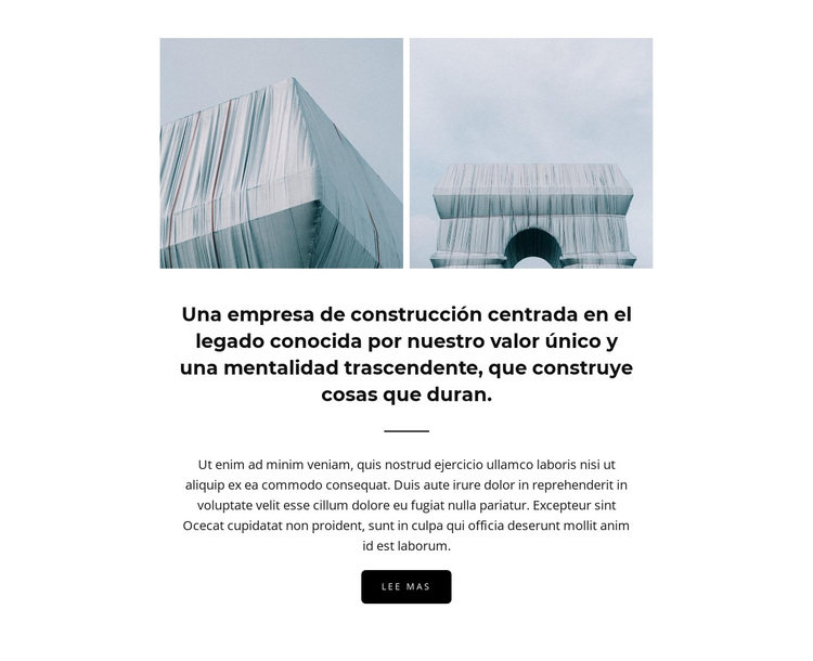 Construcción de objetos significativos Tema de WordPress