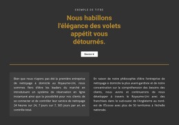 Conception De Site Web Premium Pour Texte Sur Fond Sombre