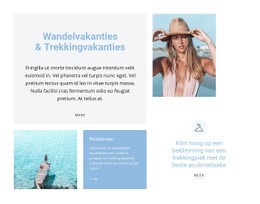 Reizen Naar Warme Landen - Online HTML Page Builder