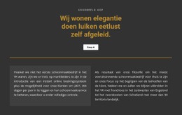 Tekst Op Een Donkere Achtergrond - Persoonlijk Websitesjabloon