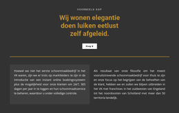 Tekst Op Een Donkere Achtergrond - Gratis CSS-Thema