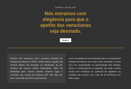Tema WordPress Multifuncional Para Texto Em Fundo Escuro