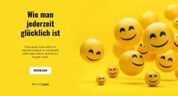 Wie Man Jederzeit Glücklich Ist - Kreativer Mehrzweck-Website-Builder