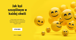Jak Być Zawsze Szczęśliwym Szablon HTML CSS Responsywny