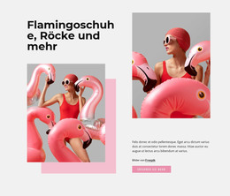 Flamingo-Mode - Einfache HTML-Vorlage