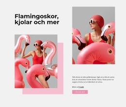 Flamingo Mode E-Handelswebbplats