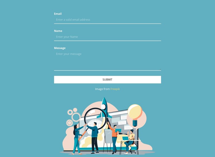 Our application form CSS Template