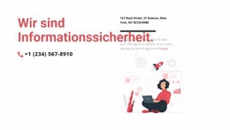 Für Schnelle Kommunikation - Vorlagen Website-Design