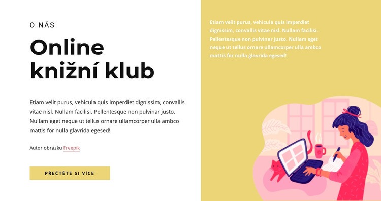 Knižní klub Webový design