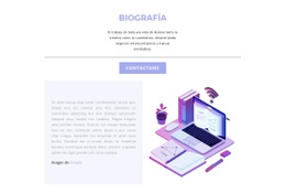 Diseño De Sitio Web Para Biografía Del Diseñador Web