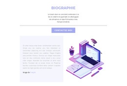 Conception De Site Web Pour Biographie Du Webdesigner