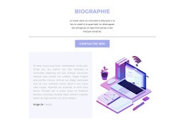 Biographie Du Webdesigner Créer Un Site Web Personnel