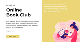 Book Club - Template HTML5, Responsive, Free