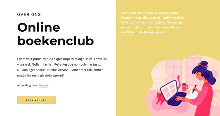 Boekenclub Html Website Builder