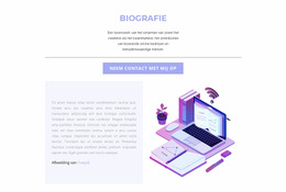 Biografie Van Webdesigner - Gratis Download Joomla-Sjabloon