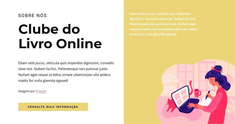 Clube do Livro Design do site