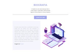 Biografia Do Web Designer - Modelos De Sites Responsivos