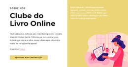 Clube Do Livro - Modelo HTML5, Responsivo, Gratuito