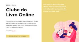 SEO Da Página De Destino Para Clube Do Livro