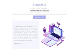 Biografia Do Web Designer - Melhor Página De Destino