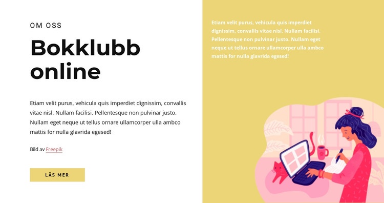 Bokklubb WordPress -tema