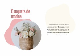 Bouquets De Mariée - HTML Website Builder