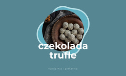 Trufle Czekoladowe - Szablon Strony Docelowej