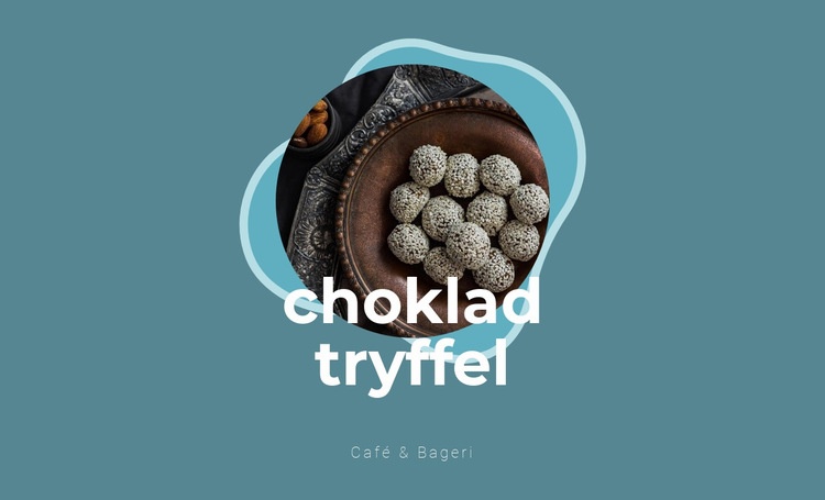 Chokladtryffel CSS -mall