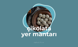 Çikolata Truffles - WordPress Teması