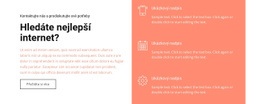 Nejlepší Internet – Vstupní Stránka HTML