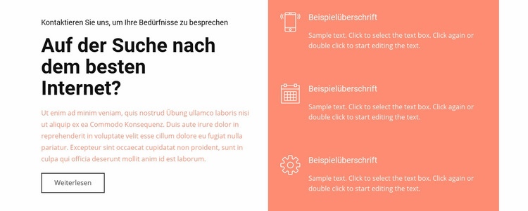 Das beste Internet Website Builder-Vorlagen