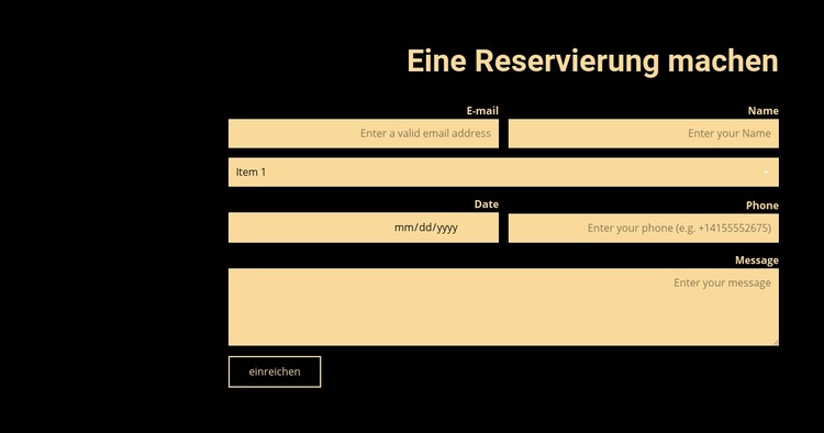 Buchen Sie jetzt CSS-Vorlage