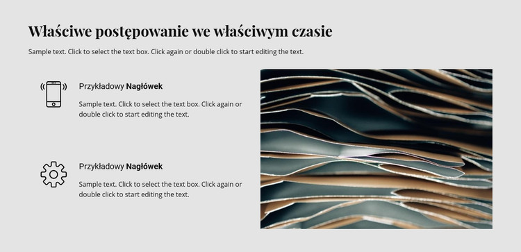 Robić właściwe rzeczy Szablon HTML