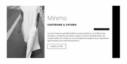 Un Design Esclusivo Del Sito Web Per Design Minimale