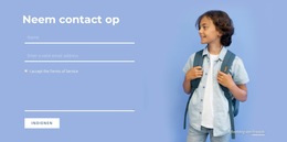 Neem Contact Op Met Het Onderwijsteam - Eenvoudig Websitesjabloon